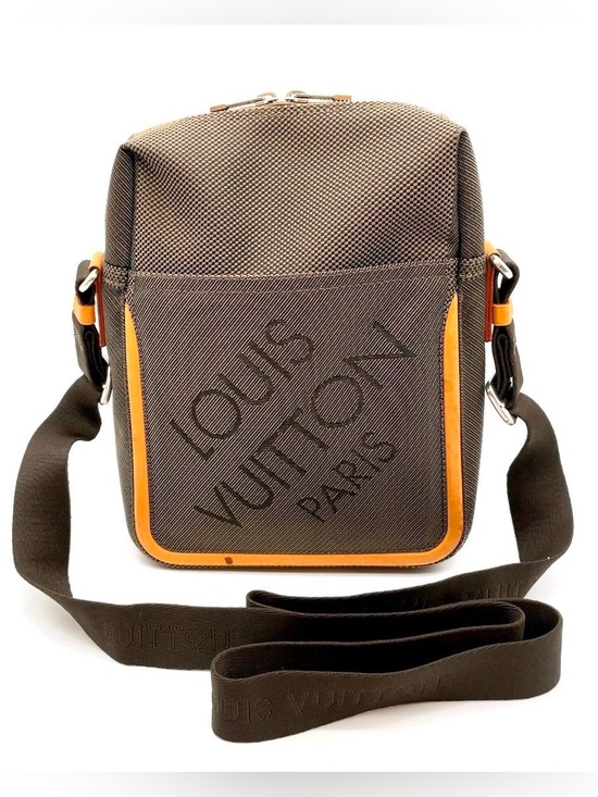 Louis Vuitton Other - Louis Vuitton Cup Messenger Bag Brown Canvas Crossbody LV Paris Cup Rare w/ COA